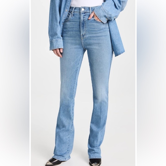 MOTHER denim High Waisted Smokin’ Double Heel Jeans - Picture 3 of 6
